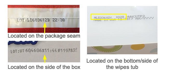 lot code